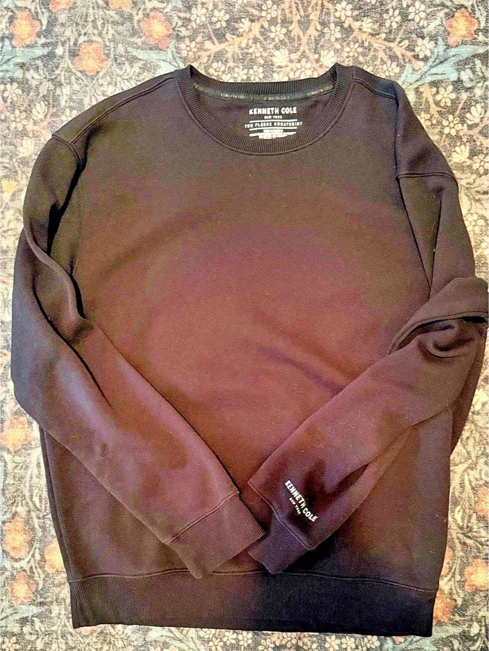 Kenneth Cole Black Crewneck Sweatshirt Like New